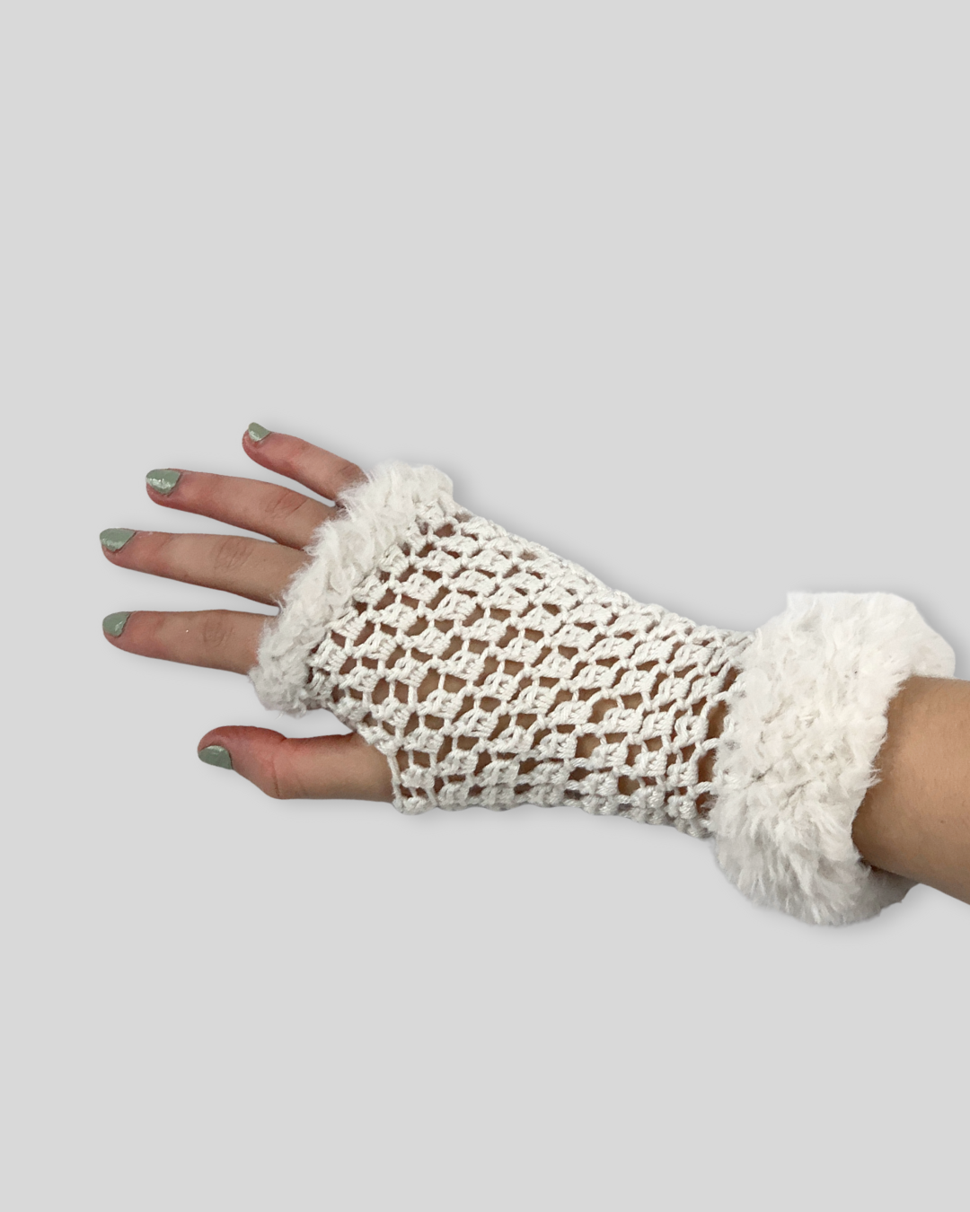 Armstulpen mit Kunstfell