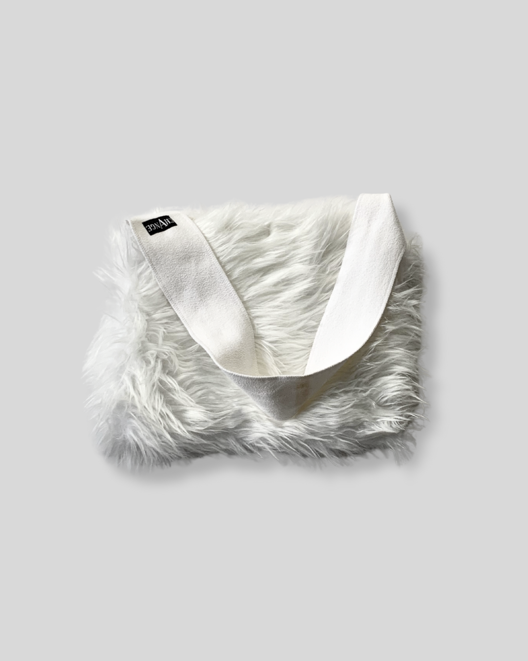 WHITE FUR BAG - Tasche