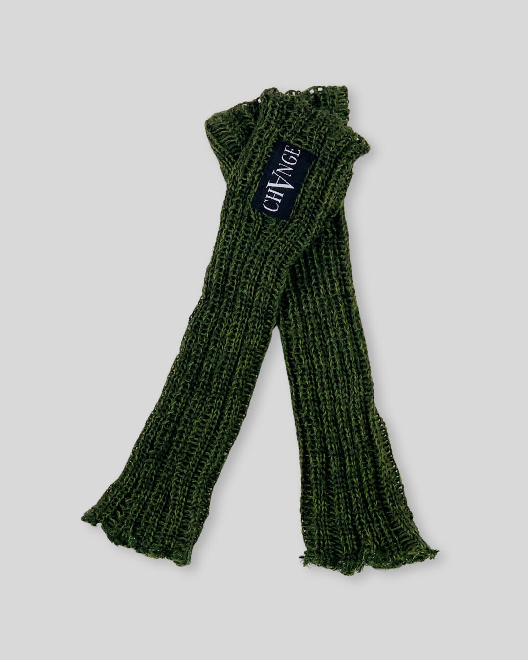 Handgestrickte Armstulpen